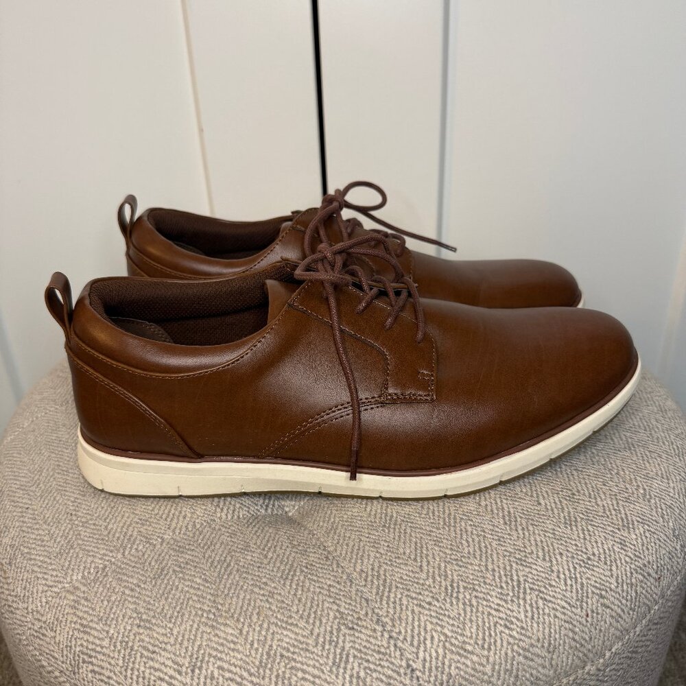 Good Fellow & Co. Men’s Colt Casual Dress Shoes Brown Lace Ups Size 11